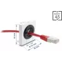 Passacavo DELOCK Easy 91075, 23 mm diametro, passacavo per scrivania/armadio