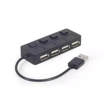 Hub interfaccia USB 2.0 Gembird UHB-U2P4-05 con 4 porte USB
