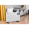 Convettore elettrico NOVEEN CH8000 — 2000 W, 3 livelli di potenza, timer, telecomando, bianco
