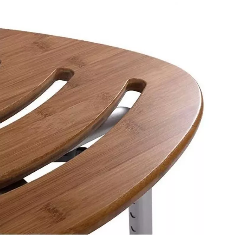 Sgabello da bagno e doccia in legno