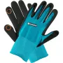 Gardena 11510-20 - Guanti da giardino - nero - blu - S - SML - elastan - nitrile - poliestere - 42 % poliestere - 55 % nitrile - 3 % elastan