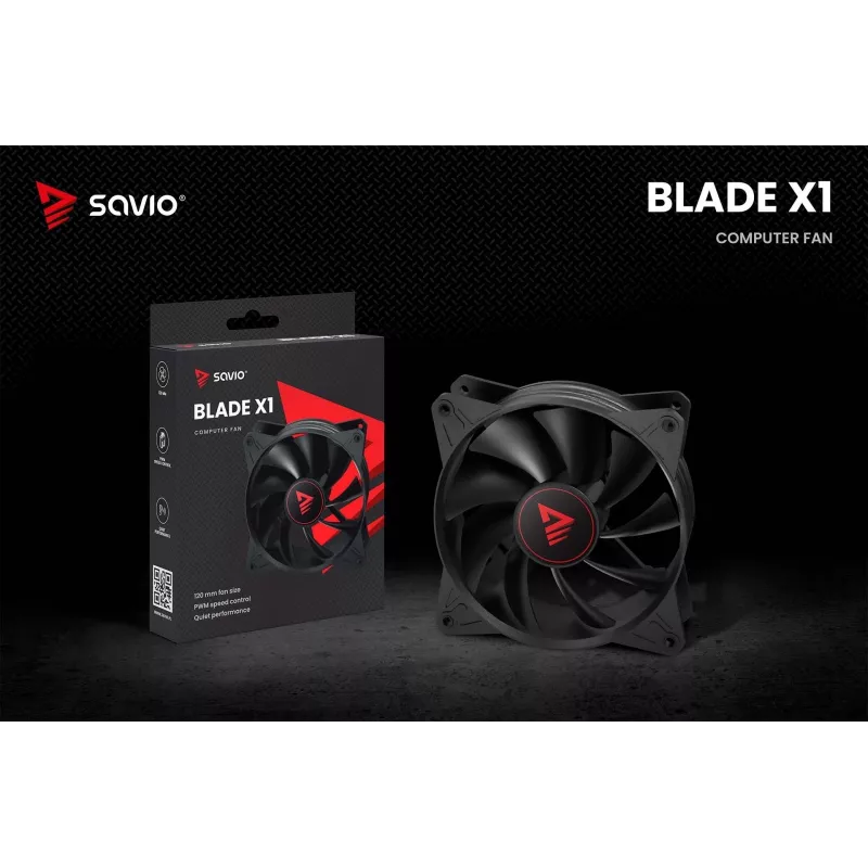 Ventola per case SAVIO SAVGBLADE 120mm PWM