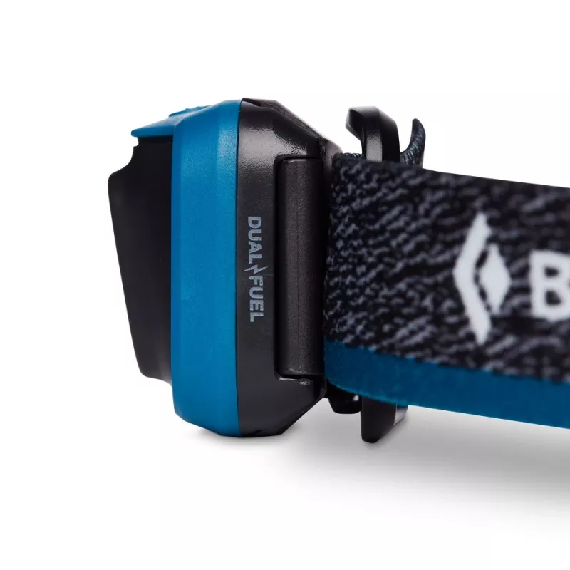 Torcia Diamond Astro 300 nera con fascia frontale blu
