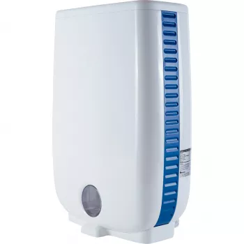 Deumidificatore Meaco DD8L bianco a pavimento – scarico continuo, design a essiccante a risparmio energetico
