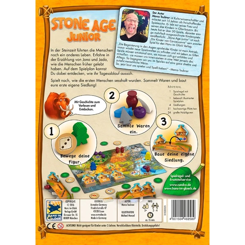 Stone Age Junior, gioco da tavolo Gioco per bambini dell'anno 2016