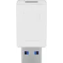 Microconnect USB3.0ACFW Adattatore per cavo USB A USB C bianco