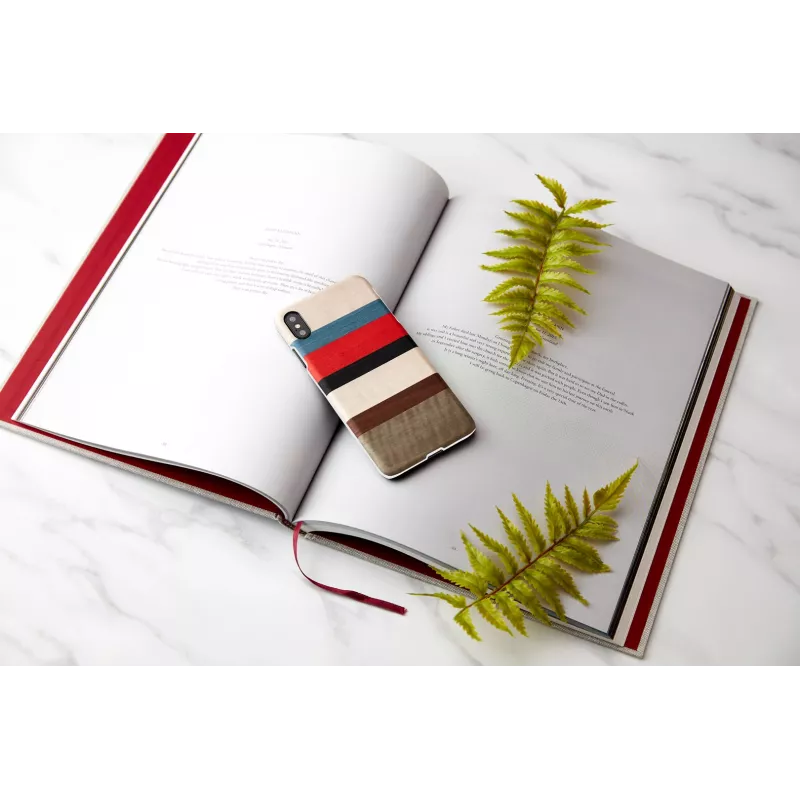 Custodia per smartphone man and wood per iPhone X/XS — Corallina White