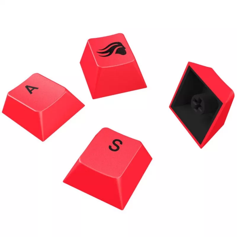 Keycap GLORIOUS GPBT Basics — PBT, layout US-ANSI, accenti rossi