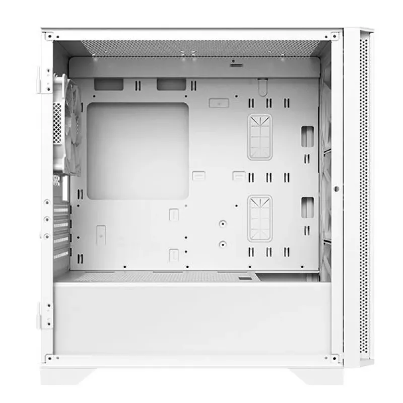 Montech AIR 100 ARGB tower MICRO-ATX con quattro ventole ARGB preinstallate, design ultra-minimalista, pannello frontale in mesh fine, elevato flusso d'aria, lato unico
