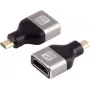 Adattatore HDMI-D ShiverPeaks 10-01058 — connettore maschio metallo, supporta fino a 8K