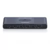 Switch KVM DIGITUS USB-C 3.0 HDMI 2 porte 4K60Hz, USB-C/USB-A, alluminio, 135×60×30 mm