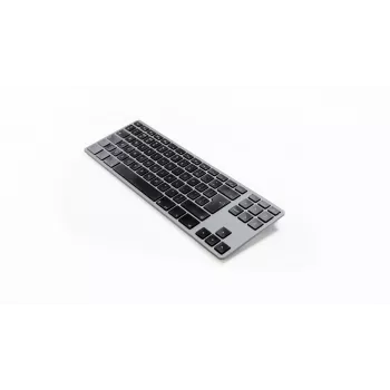 Tastiera meccanica Matias FK408BTB-UK Tenkeyless Bluetooth alluminio Space Gray