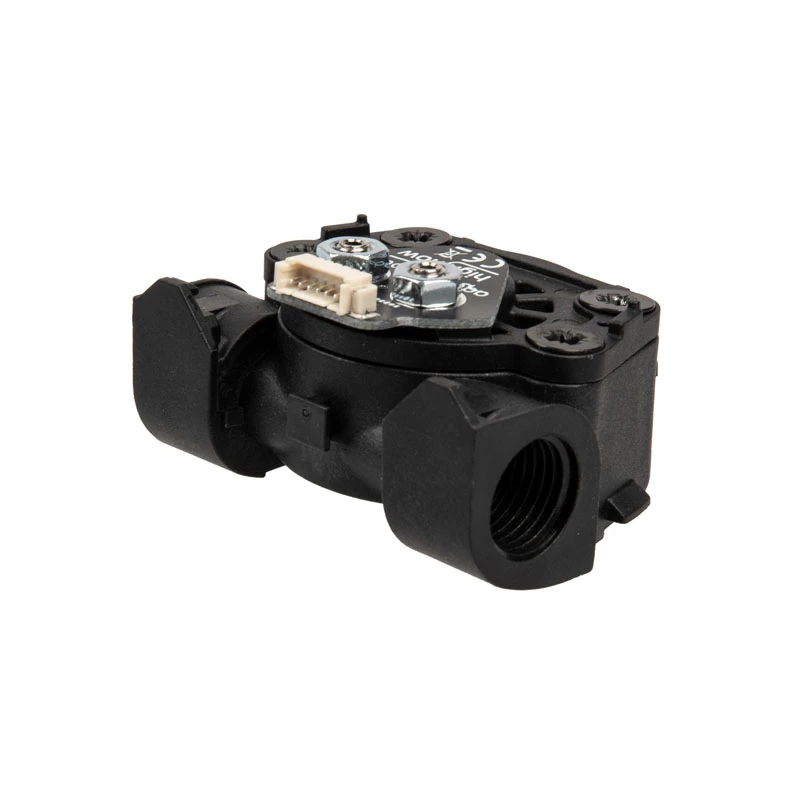 Aqua-Computer sensore di flusso high flow LT G1/4 — nero, attacco G1/4, 51×42×30 mm