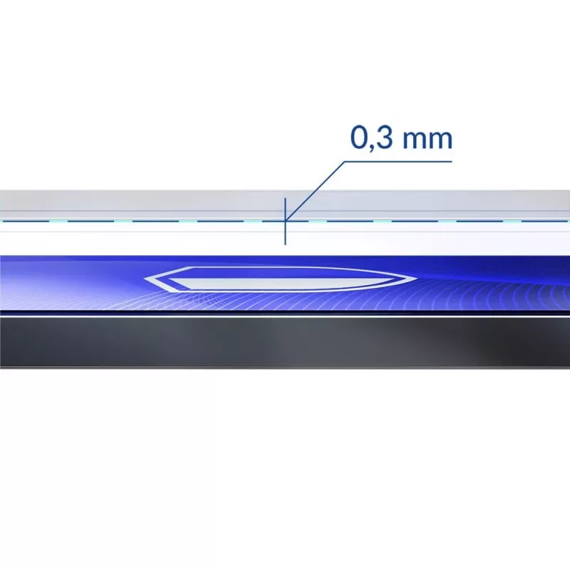 Pellicola protettiva flessibile temperata 3MK FlexibleGlass Pro per Apple iPhone 15 – trasparente, antigraffio