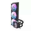 Raffreddamento a liquido CPU Darkflash DV360S radiatore 360 mm, illuminazione RGB, nero