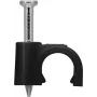 Goobay clip per cavi 6 mm, nero (64679)