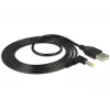 Cavo di alimentazione DeLOCK 85544 USB A 1,5 m nero