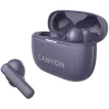 Canyon CNS-TWS10PL Cuffie e headset True Wireless Stereo (TWS) In-Ear per chiamate/musica/sport/quotidiano USB Type-C Bluetooth Viola (CNS-TWS10PL)