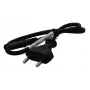 HP - cavo di alimentazione - BS 1363 (M) su IEC 60320 C7 - 0,5 m - nero - Medio Oriente, Europa - per Deskjet F4210, F4213, F4224, F4230, F4250, F4273, F4274, F4275, F4283, F4288, F4292, F
