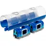 Welt Tunnelbox metropolitana luminosa al buio, veicolo giocattolo blu