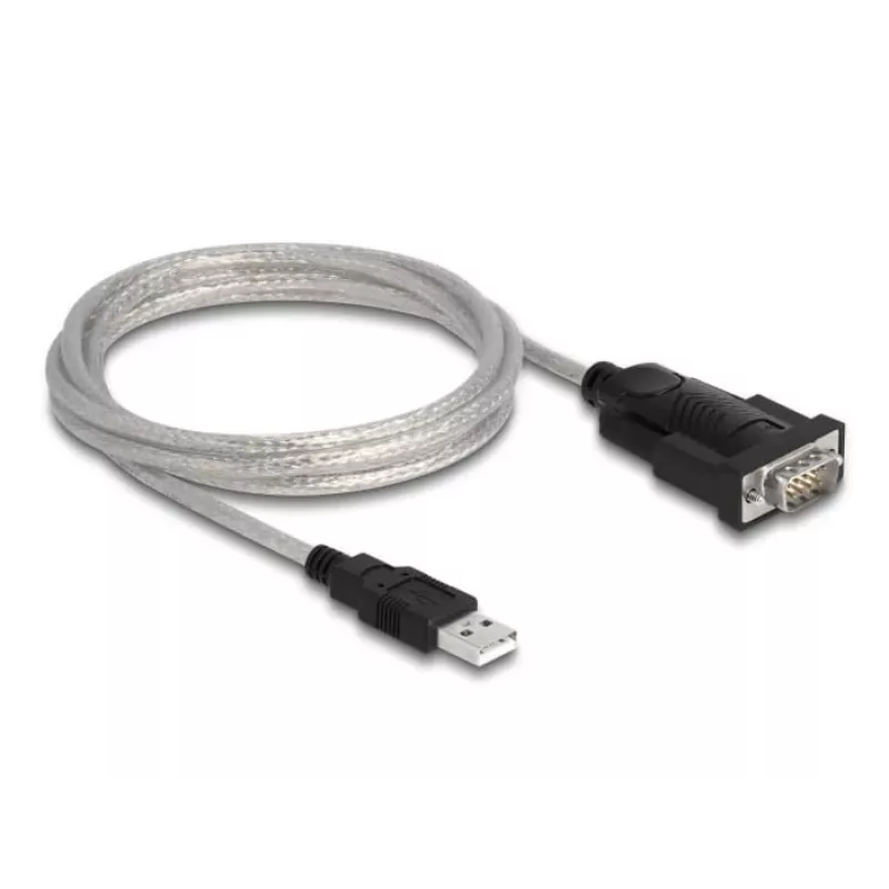 Adattatore DeLOCK USB 2.0 Type-A su seriale RS-232 D-Sub 9 + D-Sub 25