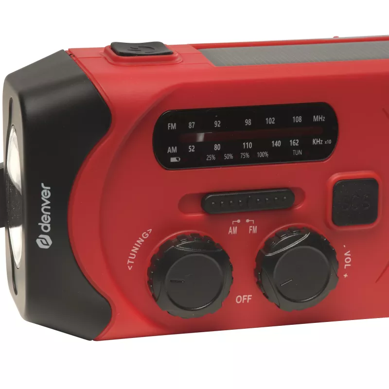 Powerbank Denver SCR-2010 ioni di litio 2000 mAh rosso
