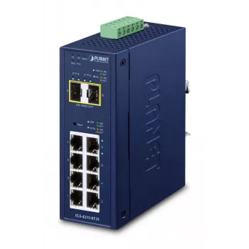 Switch managed PLANET IP30 Industrial L2/L4 8 porte Gigabit Ethernet 10/100/1000