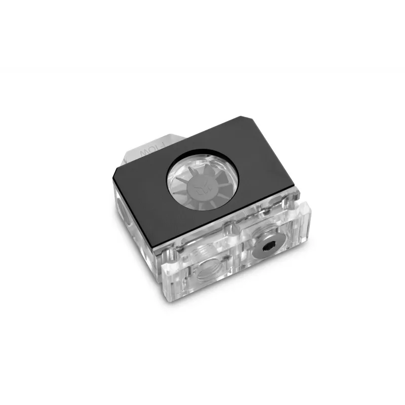 Indicatore di flusso EK Water Blocks nero trasparente 1/4