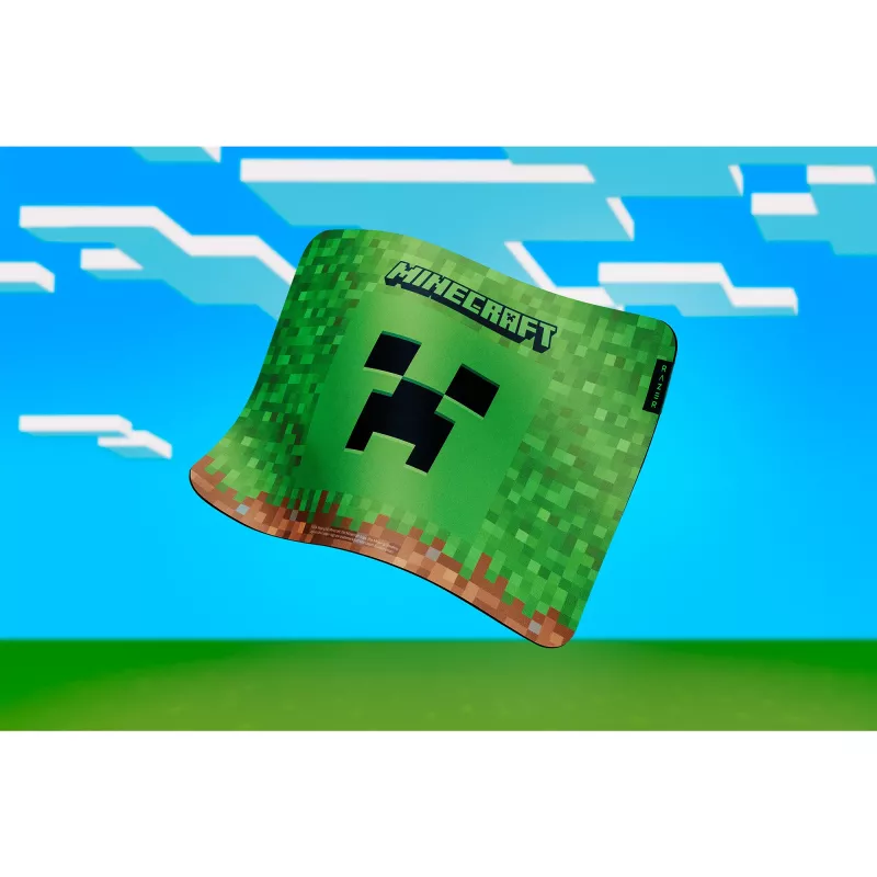 Tappetino per mouse Razer Gigantus V2 Medium Minecraft Edition — superficie texturizzata, base in gomma, formato medio