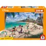 Thomas Kinkade Studios: Disney - Topolino e Minnie in Florida, puzzle 200 pezzi
