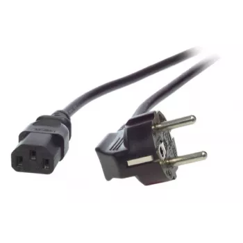 Cavo di alimentazione EFB-Elektronik connettore maschio Schuko 90°- C13 180° nero 5,0 m, 3 x 1,00 mm² Produttore: EFB Elektronik (EK504.5V2)