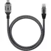 Goobay 70755 cavo USB-C a RJ45 Ethernet CAT 6 per connessione internet cablata stabile con router/modem/switch di rete/sostituisce adattatore USB a RJ45 / 1