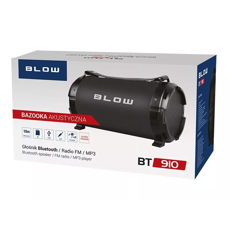 BLOW 30-331# diffusore stereo portatile nero