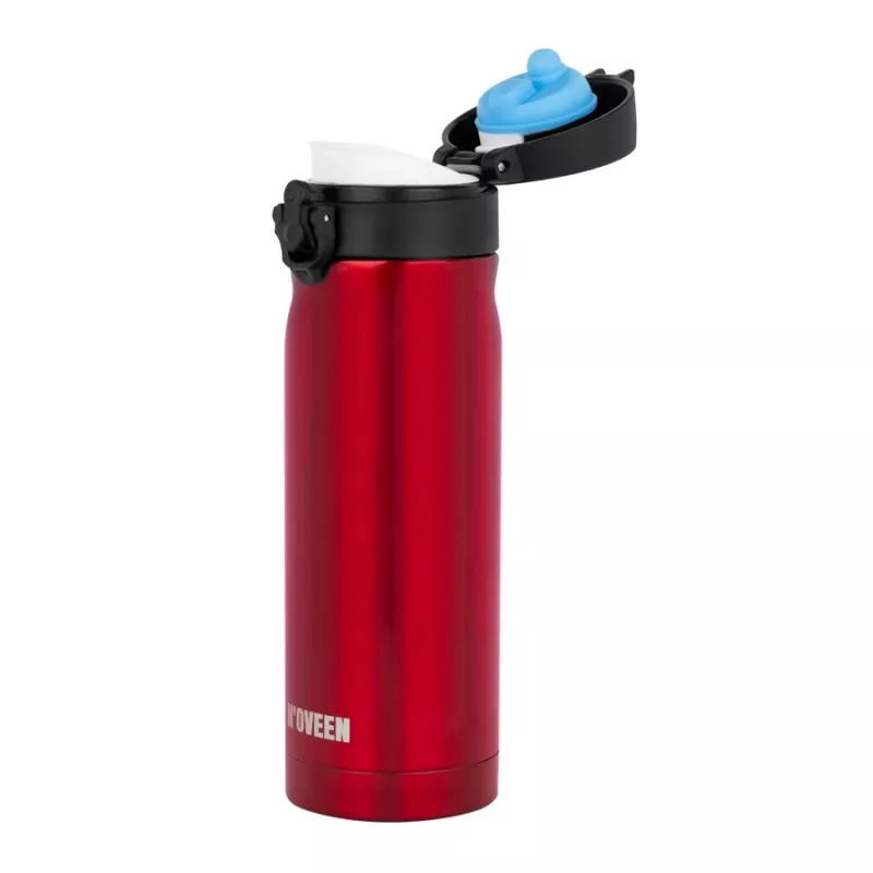 Borraccia termica NOVEEN TB825 400 ml – contenitore isotermico in acciaio inox, rosso