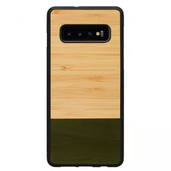 Custodia per smartphone man and wood per Samsung Galaxy S10 Plus — Bambuswald nero