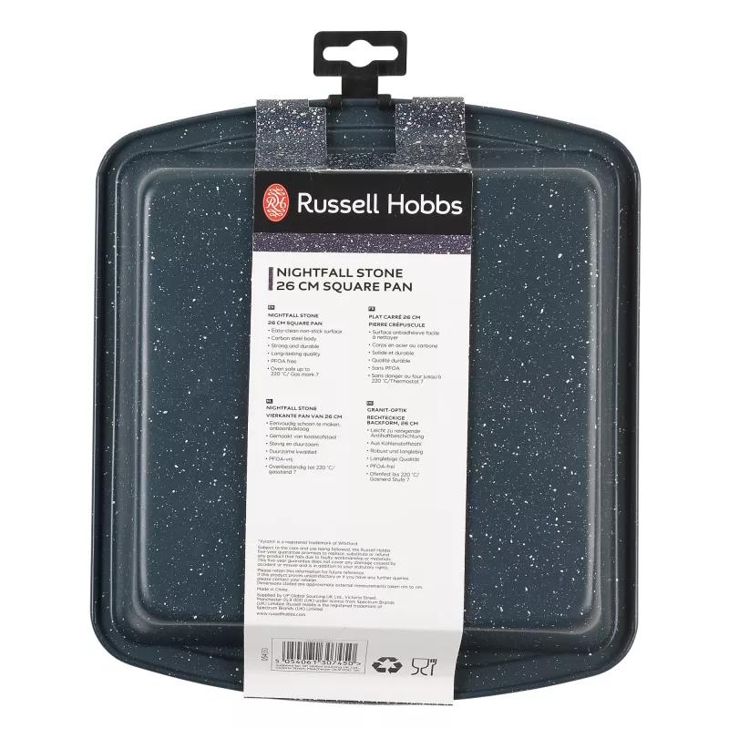 Padella quadrata Russell Hobbs RH00997EU73 26 cm rivestimento antiaderente Stone