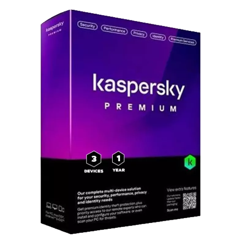 Kaspersky Premium + Customer Support | 3 dispositivi | 1 anno | EU