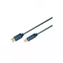 Cavo USB ClickTronic 3 m USB 2.0 A/B m/m 3 m USB A USB B blu (70097)