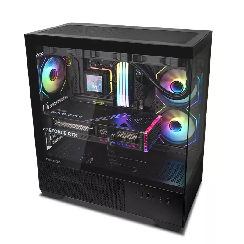 Case PC CHRONIX V2 Mid Tower ventole ARGB x3 nero