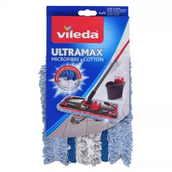 Vileda UltraMax panno sostitutivo per mocio in microfibra e cotone