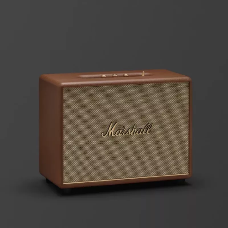 Altoparlante wireless MARSHALL Woburn III Brown — Multiroom, Bluetooth, Wi-Fi, ingressi analogici