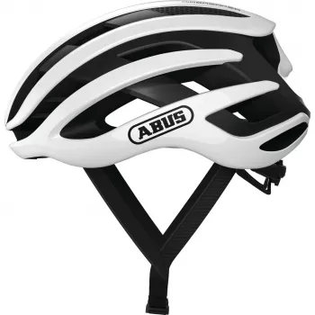 Casco a calotta ABUS AirBreaker nero bianco costruzione In-Mold