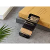 Custodia per smartphone man and wood per iPhone XR — bianco ebano con retro in legno nero, guscio protettivo