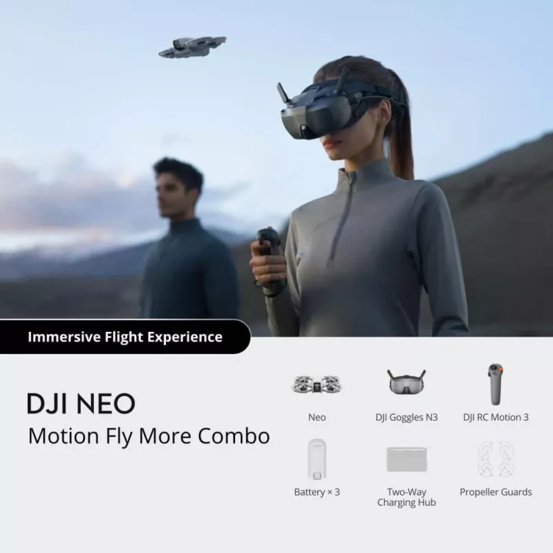 Quadricottero DJI Neo Motion Combo 4 rotori 12 MP 3840 x 2880 Pixel