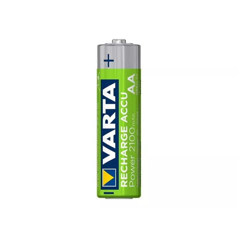VARTA HR6 AA Recharge Accu Power 2100 mAh 56706 batterie ricaricabili 4 pezzi verde, giallo