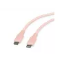 ROLINE cavo USB 2.0 C-C ST/ST silicone 60W 1m rosa - cavo - digitale/dati (11.02.9122)