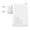 Caricabatterie da viaggio Baseus GaN2 Pro Quick 2x USB + 2x USB-C, 100W, EU (bianco)
