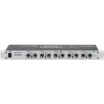 Mixer Omnitronic ZD-250 5 canali, rack 19 pollici