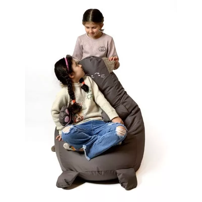 Pouf sacco Sako Kitten marrone XL 130 x 90 cm