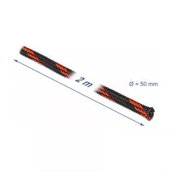 Guaina per cavi DeLOCK 20758 nero rosso